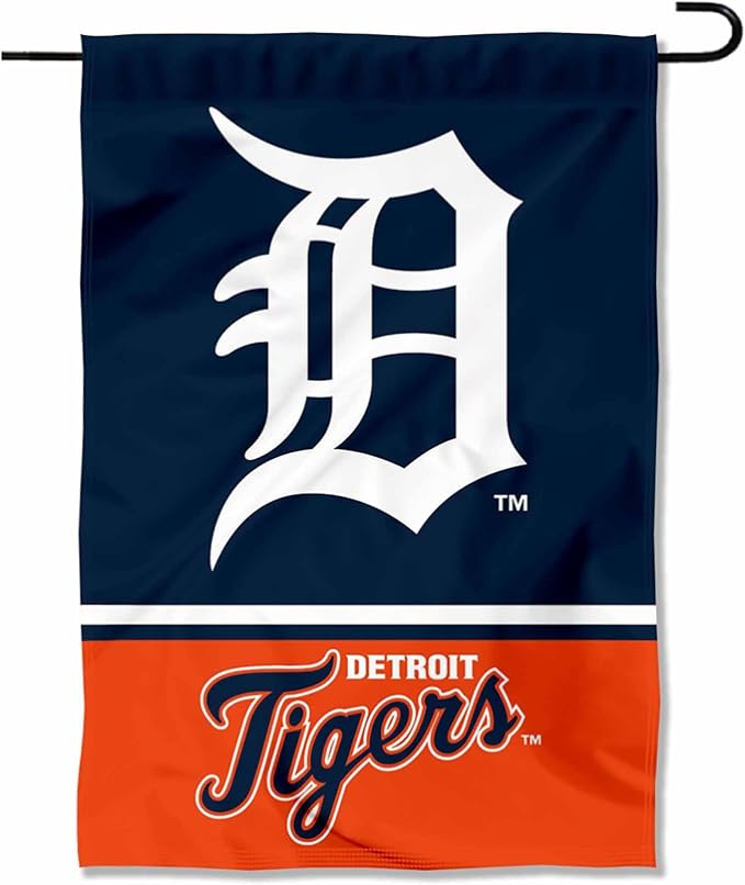 Detroit Baseball Double Sided Garden Flag