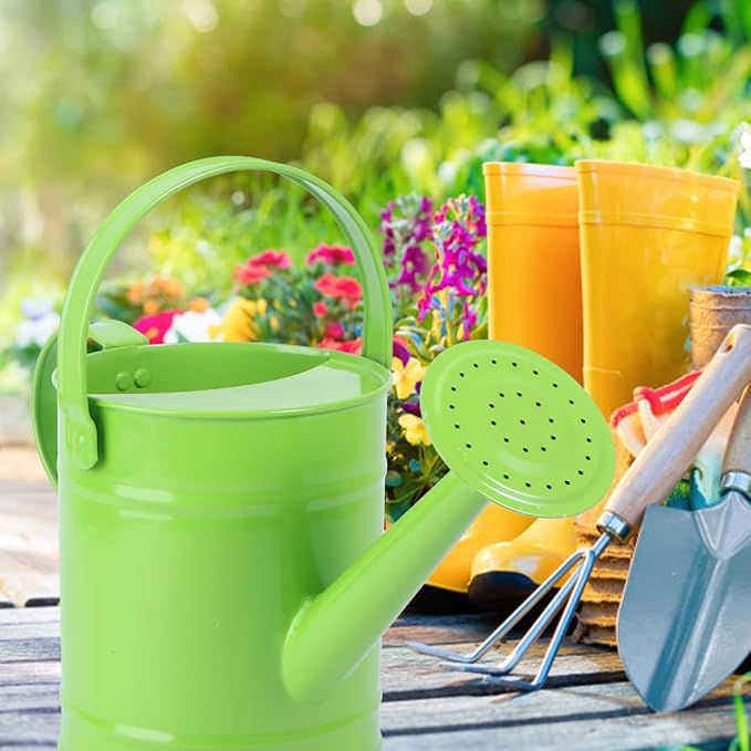 Toddmomy Kids Watering can Portable Garden Sprinkler Kettle for Indoor Outdoor Plants Lightweight Large Capacity Water Pot for Children Yard and Beach Play