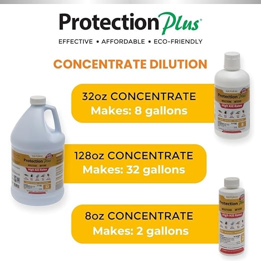 Environmental Plant Management Protection Plus Concentrate | Oil-Free Contact Insecticide for Plants | Kills Aphids, Whiteflies, Spider Mites & Other Soft-Bodied Pests | Natural | Indoor & Outdoor Use