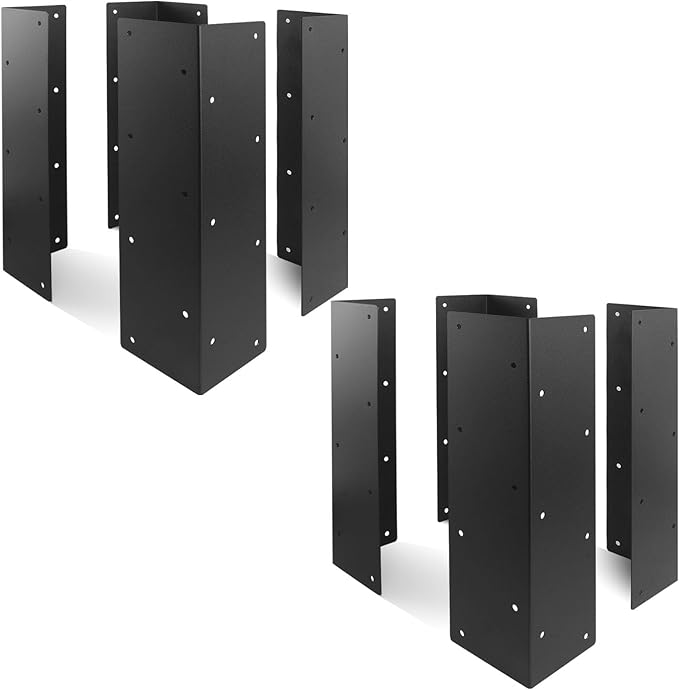 Set of 8 Raised Garden Bed Corner Brackets with Screws for 20"-24" Bed ,Rust Resistant Raised Bed Corners and Metal connectors 11" x 3" x 3" for Garden Vegetable Planter