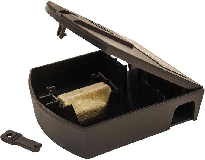 Neogen 000800 Ramik Refillable Mouse Bait Station 8 count, Green