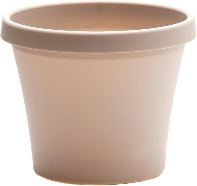 Bloem TR0883 Terra Plastic Pot Planter 8" Pebble Stone, 8"