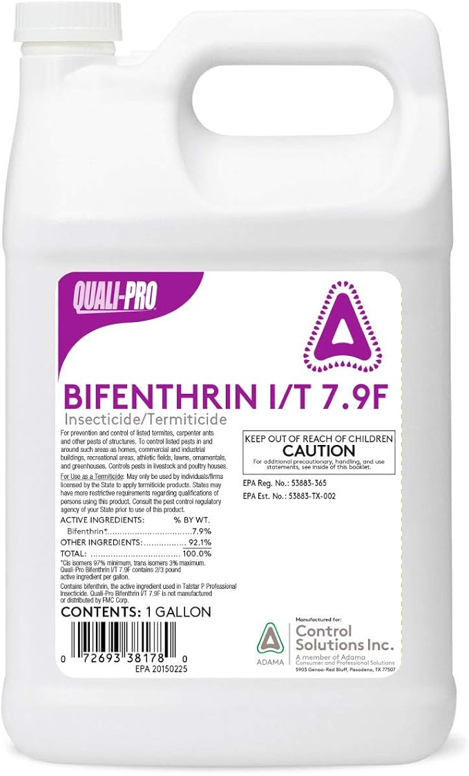 Bifenthrin I/T 7.9 F for Insects, (1 Gallon) | Long-Lasting Residual Control