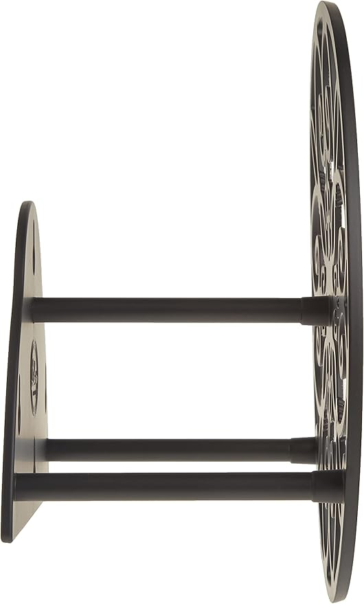 Liberty Garden Products 670 Wall Mounted Decorative Hose Butler, Holds 125-Feet of, Black (Pack of 2)