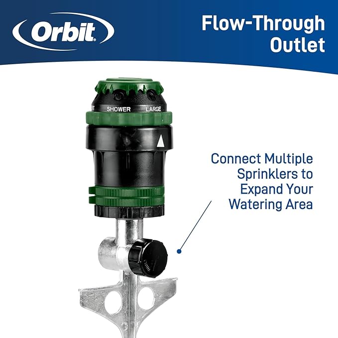 2-Pack H2O-6 Gear Drive Sprinkler - Versatile Gear Drive for Efficient Lawn Watering