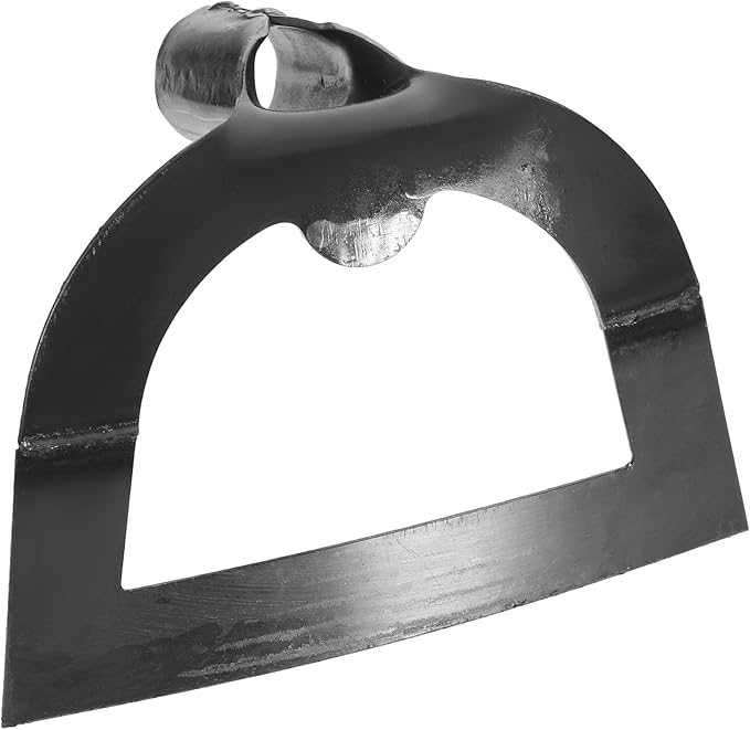 Uonlytech Hollow Garden Hoe Heavy Duty Steel Weeding Tool 8.38X6.69X4.80In for Backyard Farming Soil Loosening Planting and Tillage