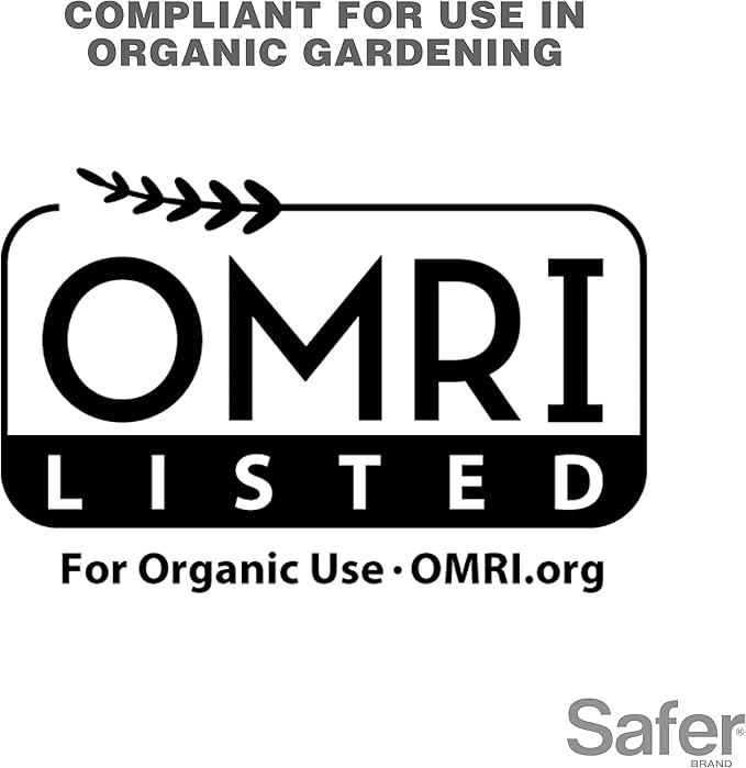 Safer 5118-6 Insect Killing Soap Concentrate - Insecticidal Soap for Plants - Kills Aphids, Whiteflies, Thrips, Spider Mites, and More - OMRI Listed for Organic Use