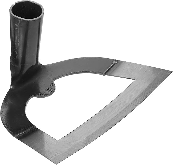 Uonlytech Hollow Garden Hoe Heavy Duty Steel Weeding Tool 8.38X6.69X4.80In for Backyard Farming Soil Loosening Planting and Tillage