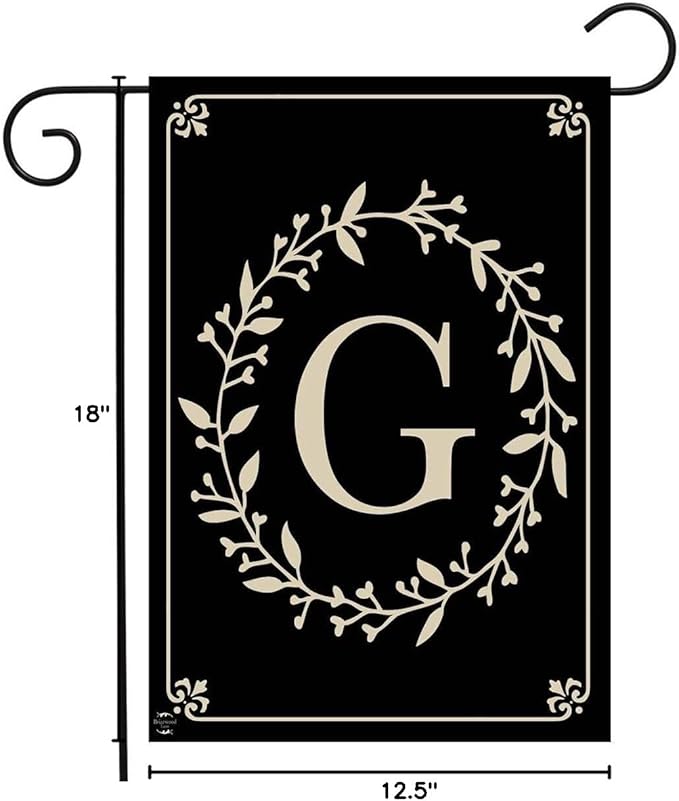 Briarwood Lane Classic Monogram Letter G Garden Flag