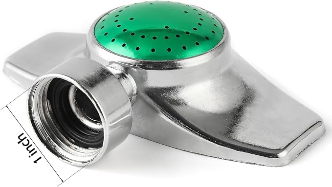 Metal Spot Sprinkler, Lawn Sprinkler for Yard with Gentle Water Flow for Small Area-Coverage Up to 30FT, Watering Sprinkler Head for Hose