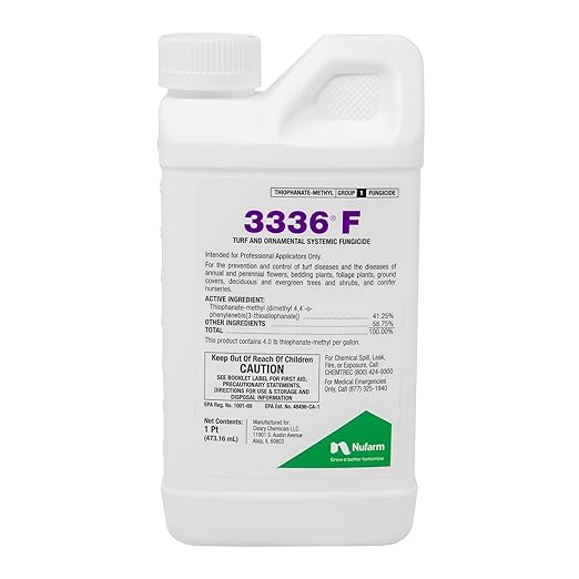 Nufarm Broad Spectrum Systemic Fungicide 3336F for Gardens and Turf, 1pt