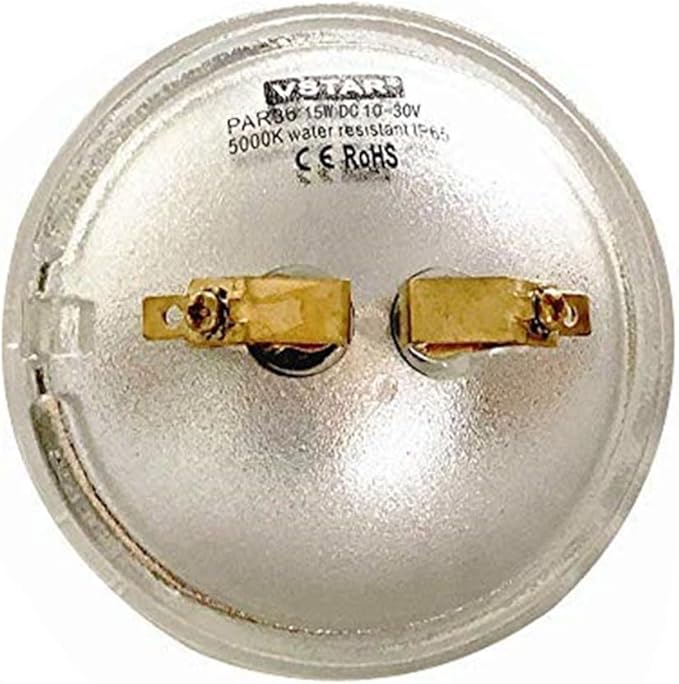 VSTAR PAR36 LED Bulb,15W 2050LM,With Lenses,5000K,High Concentration,Super Bright LED,Multipurpose Tractor Light,Two Years Warranty,Pack of 2