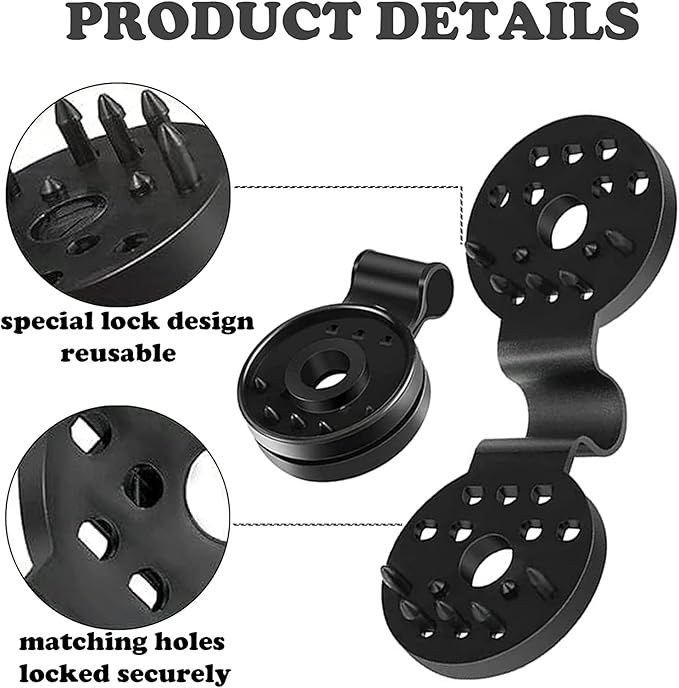 60PCS Shade Cloth Clips, Heavy Duty Lock Grip Plastic Sunscreen Sun Shade Net Clips for Garden Patio Awning Mesh Fabric Clamp, Windproof Reusable Awning Clamp Grip