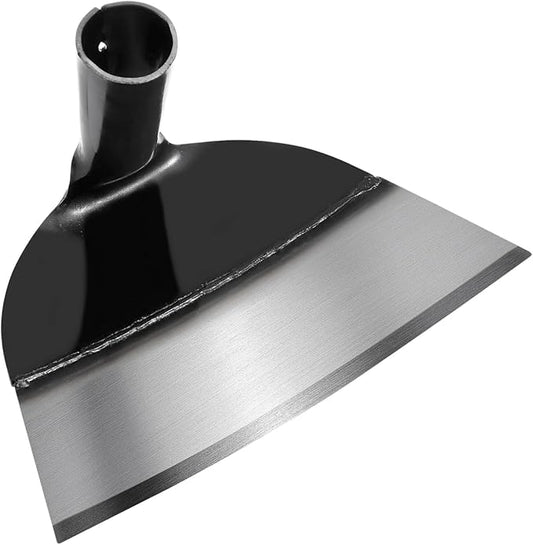 Ipetboom Garden Hoe Tool - 23.5cm/9.25in Heavy Duty Manganese Steel Blade Without Handle - Multi-Purpose Hand Hoe for Weeding Soil Loosening and Farming Gardening Garden Maintenance