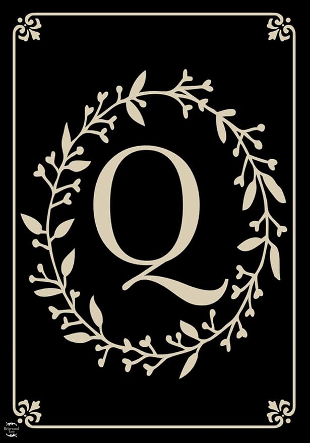 Briarwood Lane Classic Monogram Letter Q Garden Flag