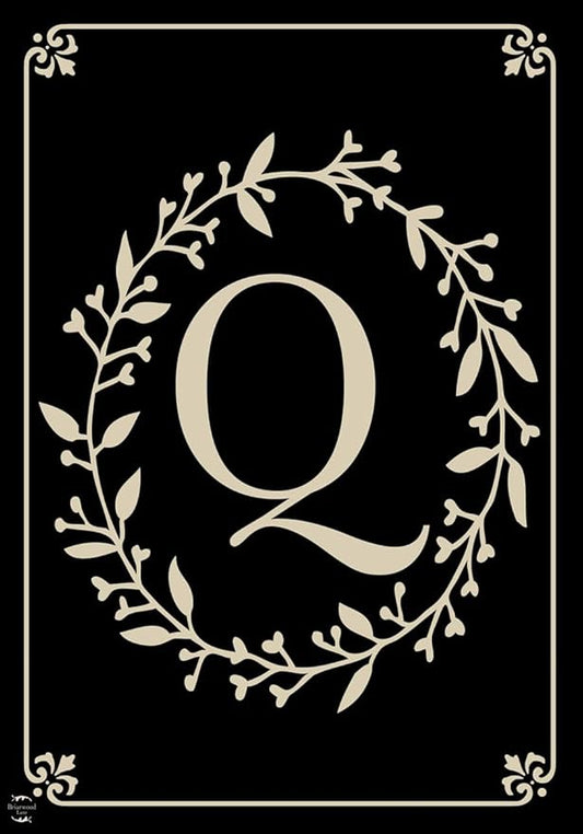 Briarwood Lane Classic Monogram Letter Q Garden Flag