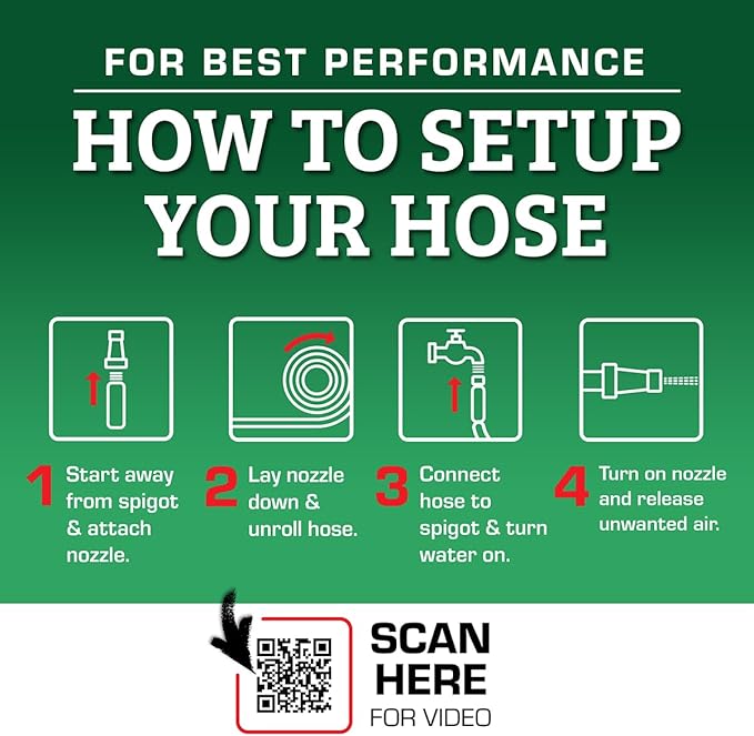 Flexzilla Colors SwivelGrip Garden Hose 5/8 in. x 75 ft., Lightweight All-Weather Water Hose, Durable and Flexible, Leak-Free Connections, Forest Green