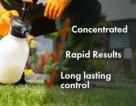 Pro Grub Control – 32oz - Concentrated Imidacloprid (21.4%) Insecticide for Trees, Shrubs & Landscape Ornamentals – Controls Aphids, Japanese Beetles, Weevils, Grub Larvae & More