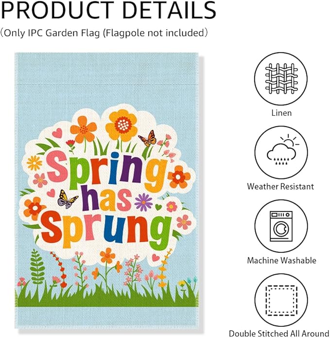Garden Flag, Funny Welcome Yard Flag for Outside, Religious Garden Gifts, Christian Yard Sign Home Décor, Christian Bible Musical Notes Flag (Blue2)