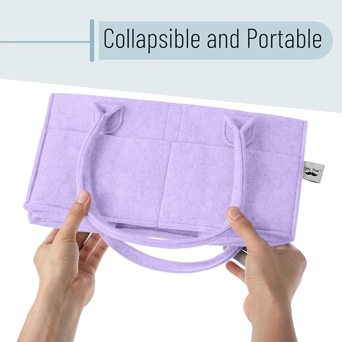 Mr. Pen- Baby Diaper Caddy Organizer, lavender dream