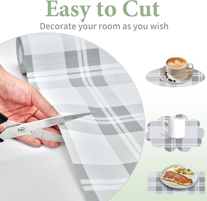 Drawer and Shelf Liner for Kitchen Cabinet: 17 in X 20 Ft Non Slip