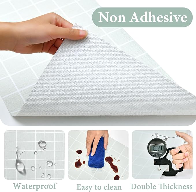 Drawer and Shelf Liner for Kitchen Cabinet: 17 in X 30 Ft Non Slip