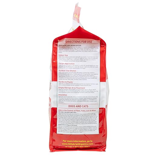 St. Gabriel Organics Insect Dust Diatomaceous Earth, 4lbs, Pack of 2 – Safe and Natural Insect Control