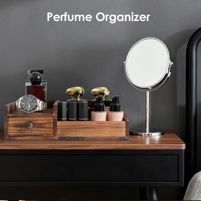 Cologne Organizer for Men,Cologne Stand,Dresser Organizer,Mens Room Decor