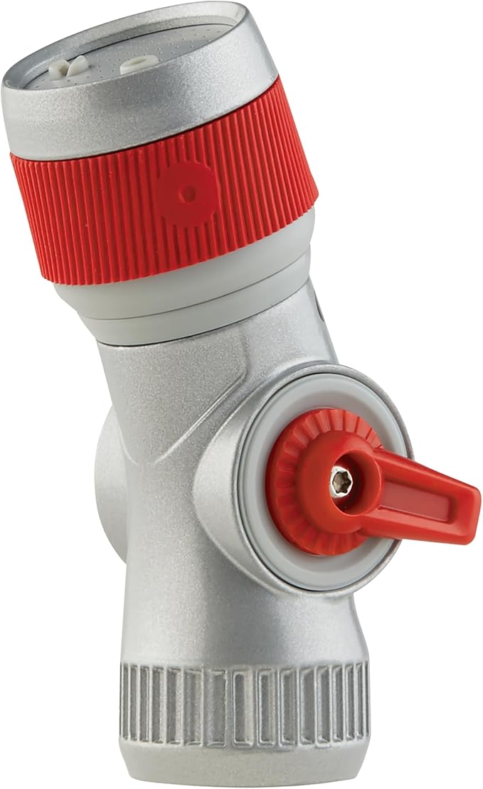 Gilmour Pro 3 Pattern Utility Hose Nozzle with Insulated Grip, Heavy Duty Hose Nozzle for Watering and Cleaning