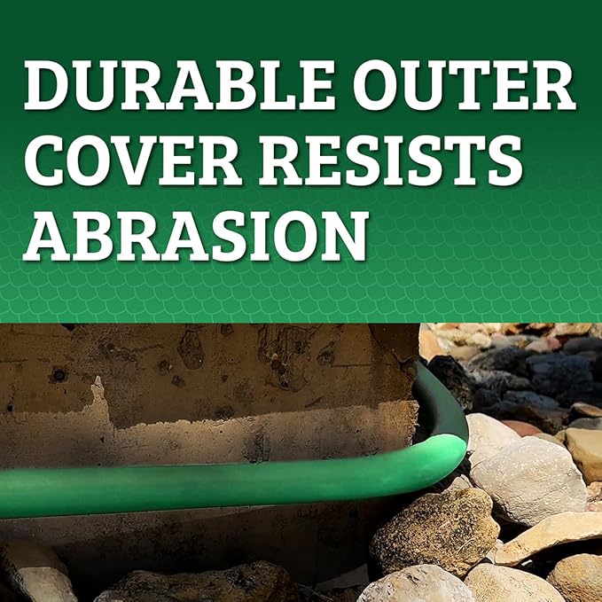 Flexzilla Colors Lead-In Garden Hose 5/8in. x 10ft., Lightweight All-Weather Water Hose, Durable and Flexible, Leak-Free Connections, Forest Green