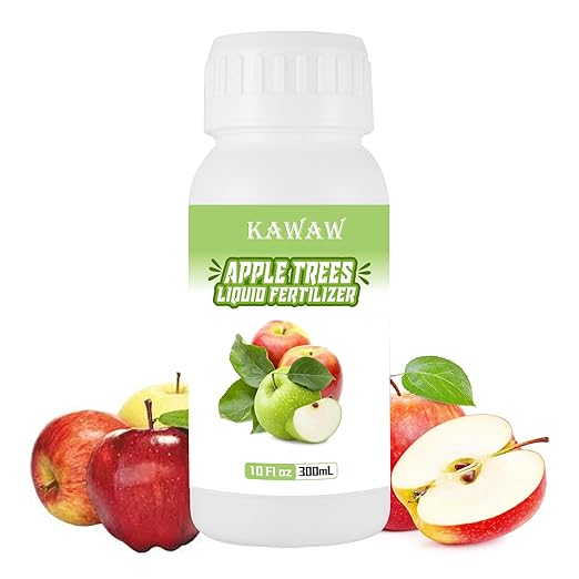 10 oz Organic Apple Tree Fertilizer & Liquid Fruit Tree Plant Food - Microbial Probiotic Nutrient Solution for Root Growth & Green Leaves
