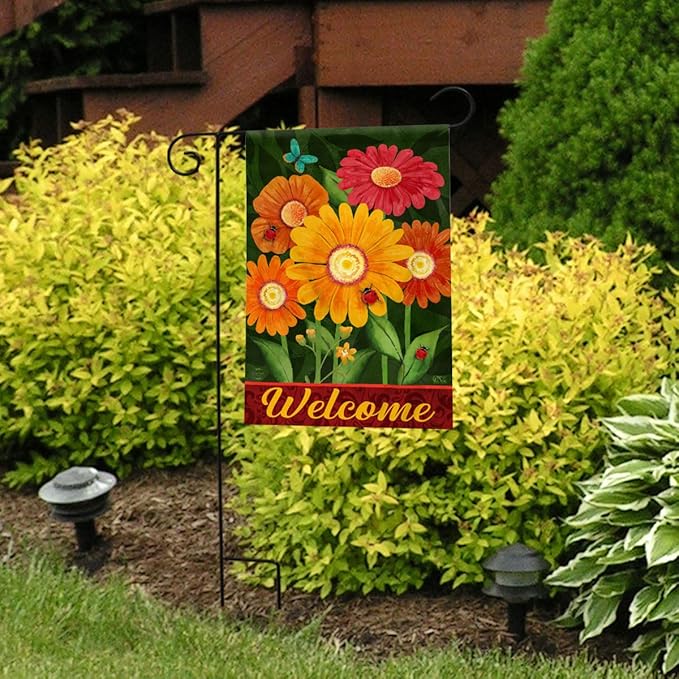 Colorful Daisies Spring Garden Flag 18" x 12.5" Briarwood Lane