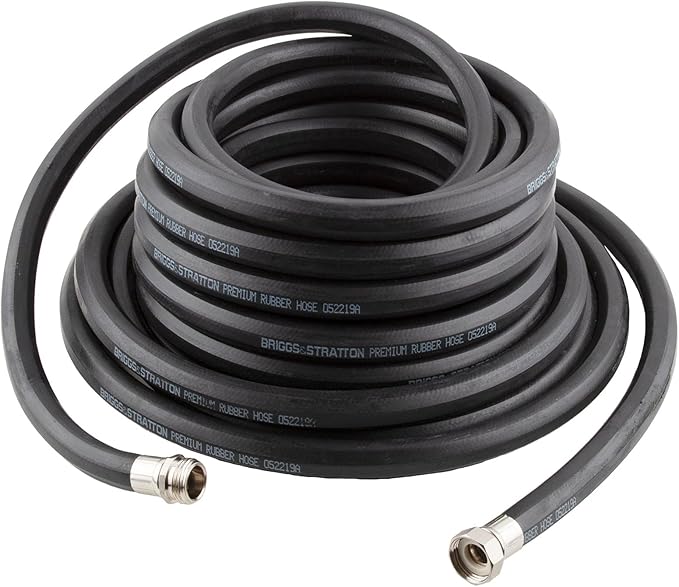 Briggs and Stratton 8BS50 50-Foot Premium Heavy-Duty Rubber Garden Hose