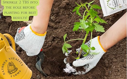 U.S.A. Eggshell Fertilizer Powder, 4 Ounce, for Tomato Plants, Orchids, Calcium Magnesium Phosphorus Powder for Indoor and Outdoor Flowers and Plants