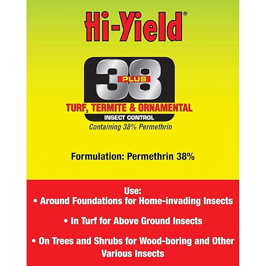 Hi-Yield 38 Plus Permethrin Turf Termite and Ornamental Insect Control, 16 Oz. Bottle