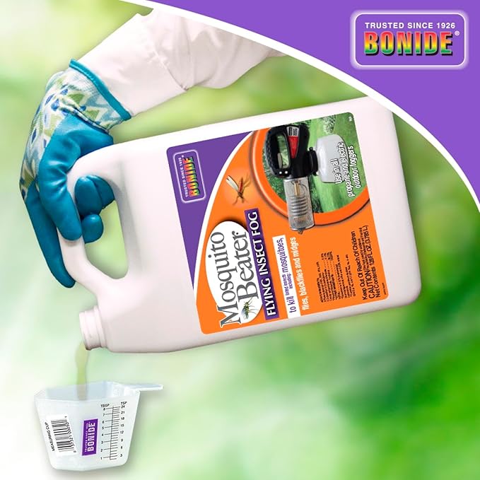 Bonide Mosquito Beater Flying Insect Fog, 128 oz Ready-To-Use Kills Insects and Mosquitoes in Lawn and Garden