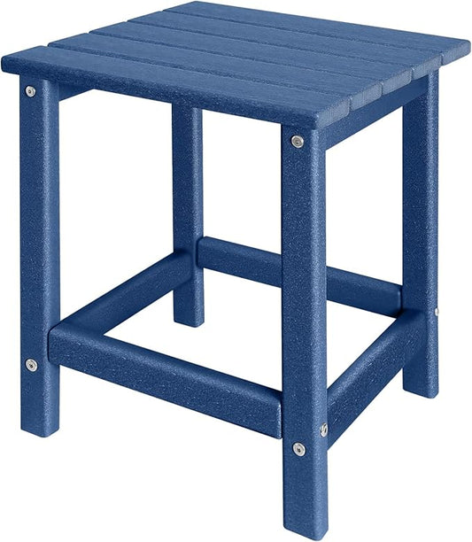 GARDENSTAR Outdoor Side Tables Adirondack, HDPE Small Table for Patio,Outside End Table for Porch, Deck, Pool, Weather Resistant/Easy Maintenance
