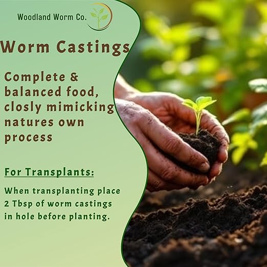 Earth Worm Castings for Plants 5 LB - Soil Amendment and Natural Fertilizer for Gardening, Vegetables, Lawns and Indoor Plants - Odor-Free, All-Natural