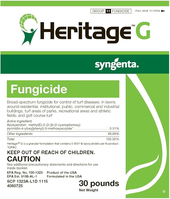 Heritage Granular Fungicide - 30 Pound Bag