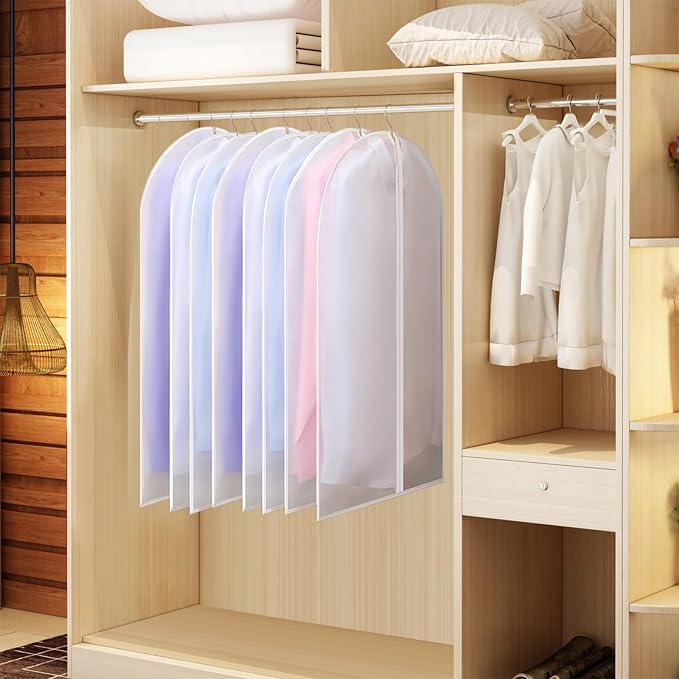 40 Inch Garment Bags 20 Pack Suit Bag for Storage Dress Cover Bag