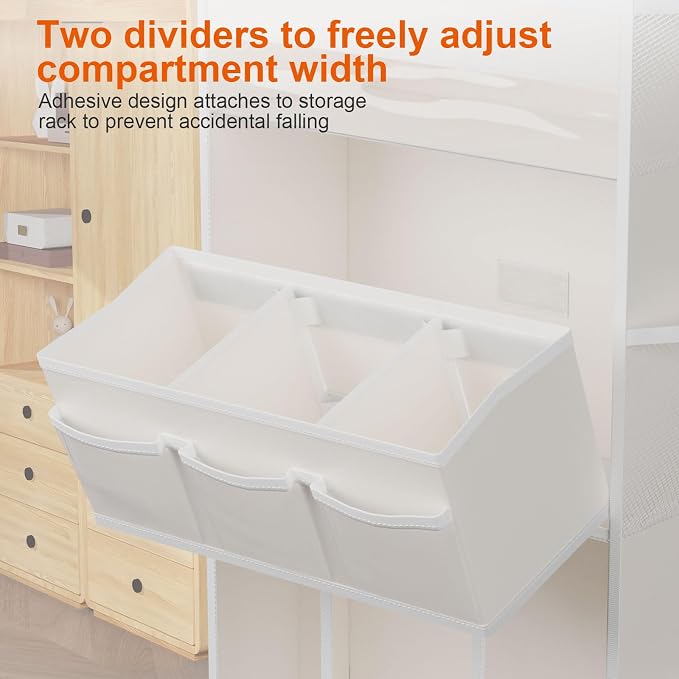 OneDream 5-Tier Over the Door Organizer, Baby Clothes Organizer for Nursery
