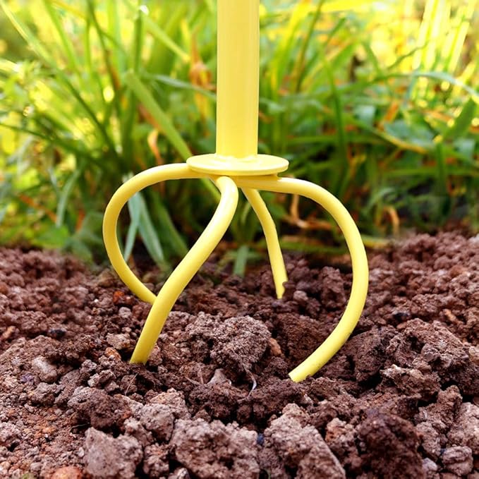 Altdorff Manual Twist Tiller for Gardening, Garden Claw Hand Tiller with Ergomomic Handle, Steel Cultivator Tiller Lawn Aerator Soil Lossener for Gardening Bed and Plant Box