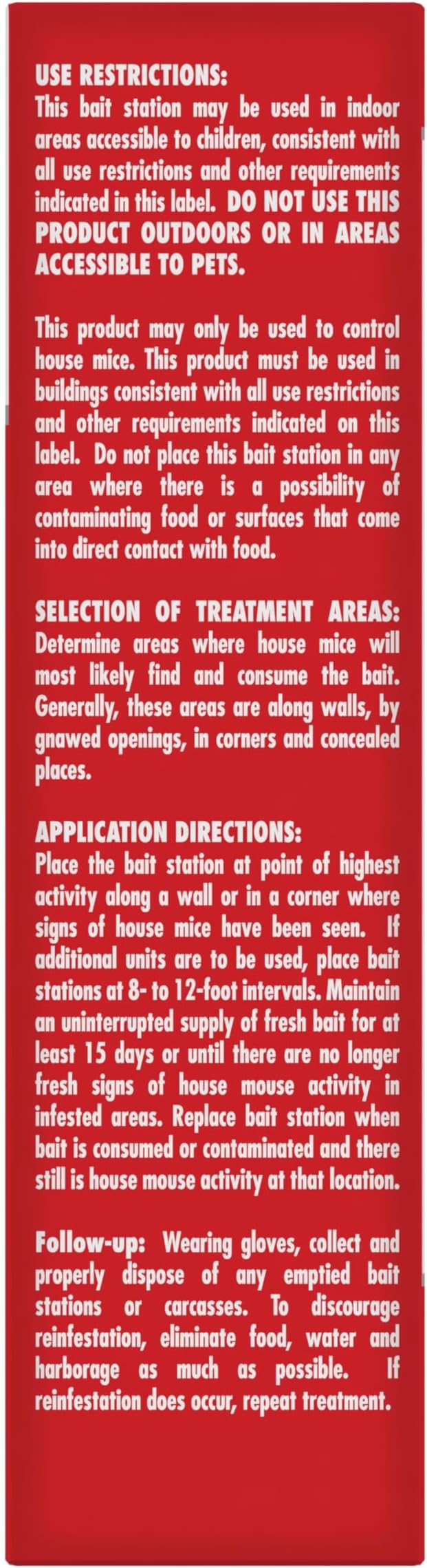 Tomcat Mouse Killer Child Resistant,Disposable Station,2 Pre-Filled Ready-to-Use Bait Stations,(Pack of 12)