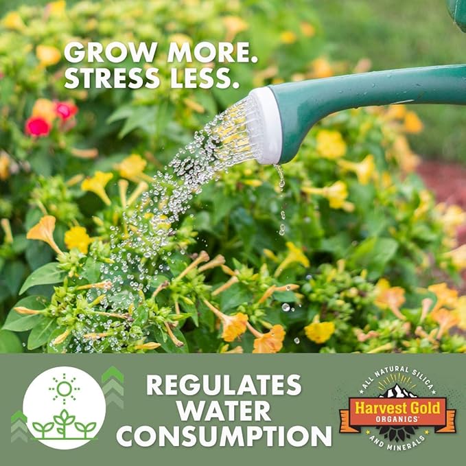 Organic Soil Conditioner, Natural Soil Amendment for Houseplants, Flowers, Lawns, Gardens and Trees, Provides Natural Silica and Micronutrients for Plants (3 Pound Bag)