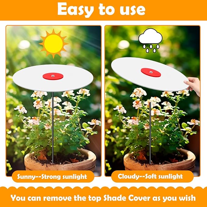 3 Pack Plants Shade Cover for Outdoor Plants, 65% Sunblock Shade Cloth Outdoor, Garden Shade Disk Umbrella, Sun Shade for Plants, Prefect for Your Garden, Potted Plant, Live Plant Outdoor(P0409)