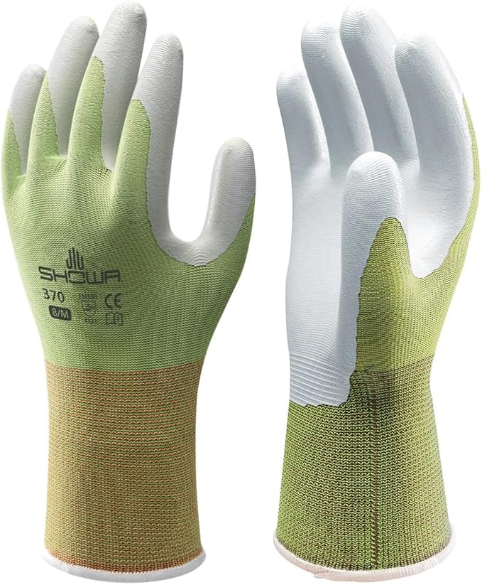 SHOWA Atlas 370B Professional Nitrile Work Gloves,for Landscaping, Gardening & Assembly, General Purpose Gloves