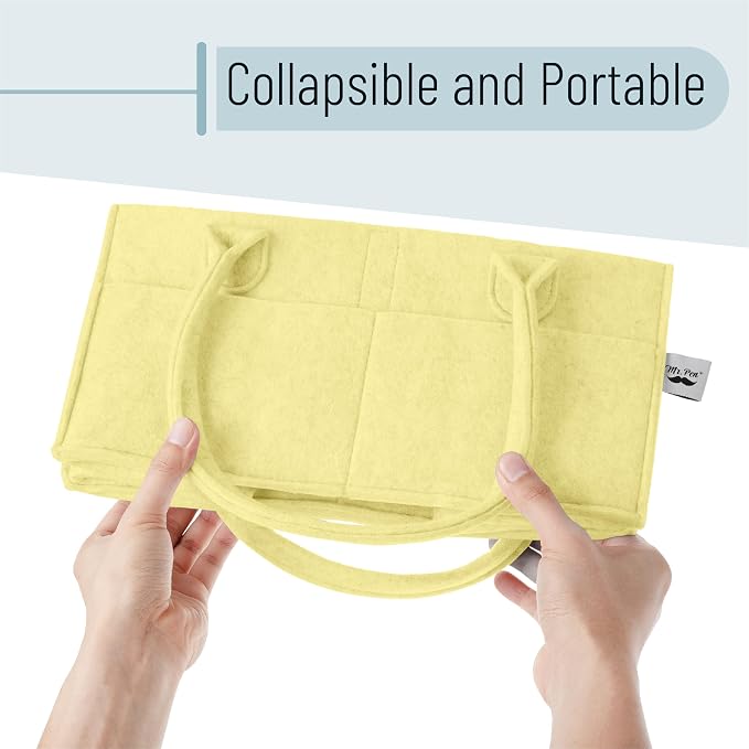 Mr. Pen- Baby Diaper Caddy Organizer, Lemon Glow