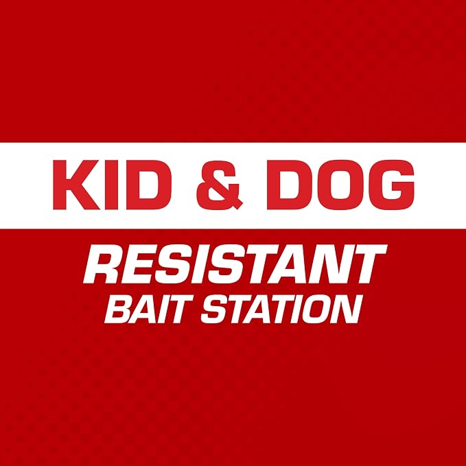 Tomcat Rat & Mouse Killer Refillable Rockscape Bait Station | 1 Refillable Station and 15 Block Baits, Discreetly Place Outdoors, Kid & Dog Resistant