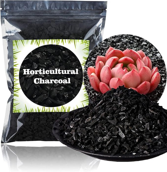 Doter Horticultural Charcoal for Plants 1 qt, All Natural Hardwood Charcoal, Activated Charcoal for Soil Amendment, Orchids, Terrariums, and Gardening