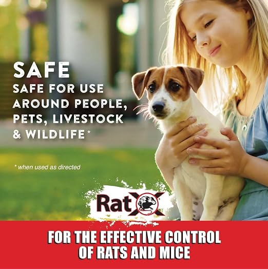 RatX Pellets - Rodent Repellent, Works on All Species of Rats and Mice - 5oz Bag